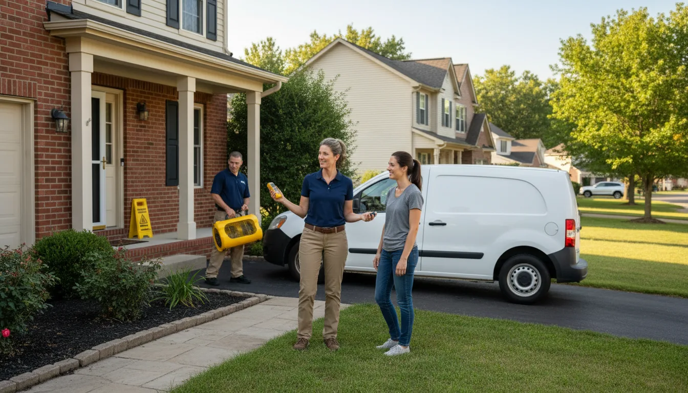 Residential water damage restoration in Canyon Creek, MT